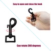 4 Pack Swivel Bolt Snap Hooks Dog Leash Hooks Dog