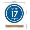 Dodger Coasters for Drinks, Los Angeles LA Baseball Ceramic Coasters