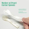 FANQIEW Crystal Caviar Serving Set with 2 Mother of Pearl