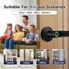 Fingerprint Door Lock Door Knob with Keypad Keyless Entry Door