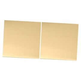 FUNOMOCYA Pcs Brass Sheets DIY Jewelry Metal Sheets Sturdy Lightweight Jewelry Carving Practice Board for Crafting