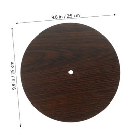 BIUDECO Wooden Clock Dial Replacement Round DIY Clock Part Sturdy Grain Design for Easy Installation for Upgrading Old Damaged Dials for DIY Enthusiasts