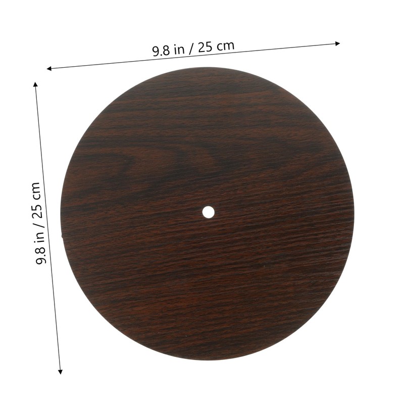 BIUDECO Wooden Clock Dial Replacement Round DIY Clock Part Sturdy