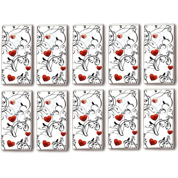 Handkerchiefs Ornament for the tears of 10-Pack (10 x 10)