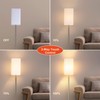 FIGDIFOR Floor Lamp, 3-Way Touch Control Dimmable Standing Lamp with
