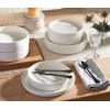 Kaden 12-Piece Modern White Porcelain Dinnerware Set (Service for 4)