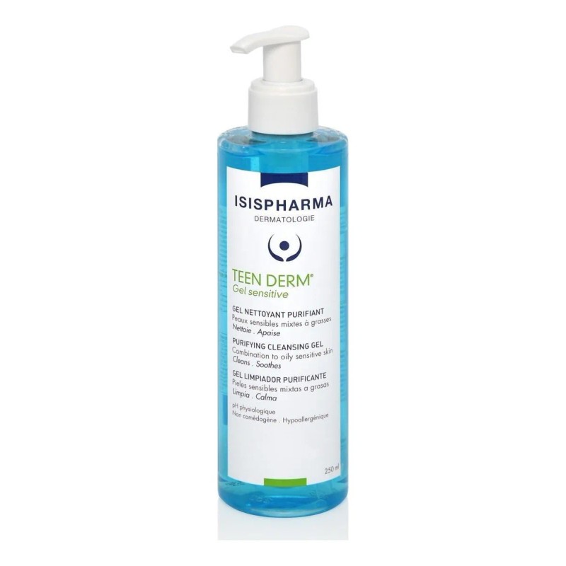 Kit Isispharma Teen Derm Gel Sensitive 250ml + Teen Derm