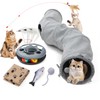 TSEB4TEP TSEB4TEP Cat Tunnel, Indoor Cat Toy, Roller Track Cat