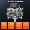 OCPTY Rear Wheel Bearing and Hub Assembly Compatible with for