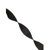 BLACK and WHITE Crepe Paper Streamers (2 Rolls Each Color)
