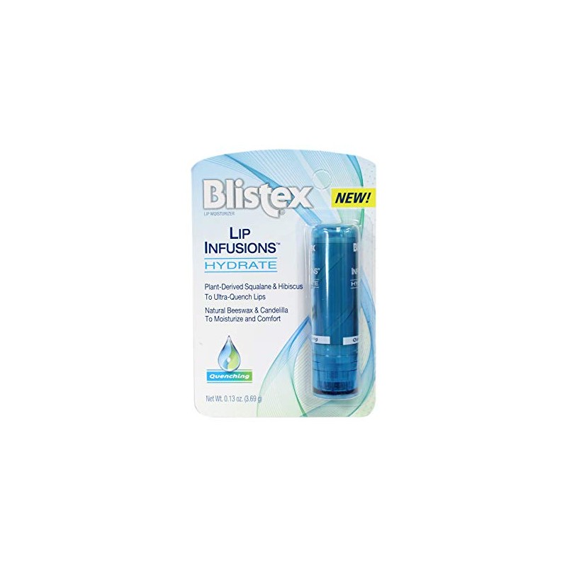 Blistex Lip Infusions Hydrate Lip Moisturizer 0.13 onzas (paquete de