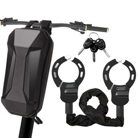 Electric Scooter Lock with Bag, Bike Locks High Security with 3 Keys, 36in Heavy Duty Bike Lock Chain for Segway, Ninebot, Razor, Xiaomi and Electric Scooter