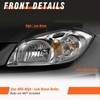 AXLAHA Headlight Assembly for 2005-2010 Chevy Cobalt compatible with 07-09