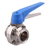 DERNORD Butterfly Valve with Blue Trigger Handle Stainless Steel 304