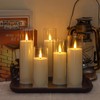 Yeelida Acrylic Flameless Flickering Candles with Remote Control and Timer,