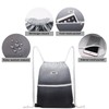 WANDF Drawstring Backpack String Bag Sackpack Cinch Water Resistant Nylon
