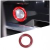 car-king888 Red Carbon Car Starter Button Ring Trim Styling Cover