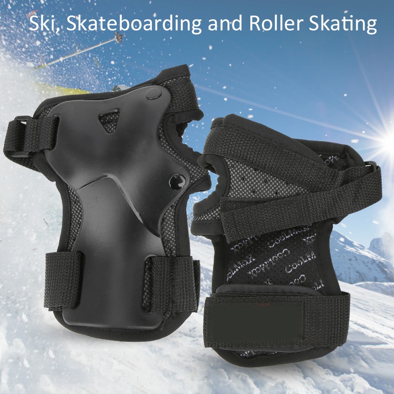 2Pcs Breathable Hand Wrist Protector Nylon Plastic for Roller Skating