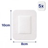 Hansaplast Sensitive XXL – 5 Plaster Strips in Size 8