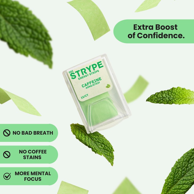 ODiSTRYPE Energy Strips | Instant Caffeine in a Strip |