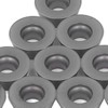 10PCS Black Coating Carbide Inserts Round CNC Turning Milling Inserts