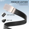 FALAN MULE Mens Belt,Slide Leather Ratchet Belt for Mens Dress