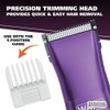 Recortadora recargable morada confianza pura N.° 9865-100