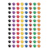 Teacher Created Resources Colorful Paw Prints Mini Stickers (4819)