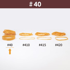 Rubber Band #40 < 1.8 oz (50 g) Transparent Bag > American Color Extra Thick Width Small Volume Packaging Rubber Band All Sizes 73 Republic
