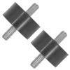 Caltric Set of 2 Rear Engine Mount Rubber Isolators for