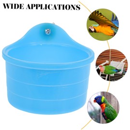Levemolo Box Box Cube Parakeet Bath for Cage Bird Hanging Bathtub Small Bird Bathtub Birds Cages for Cage Bird Cage Bathtub Practical Parrot Bathtub Color