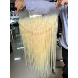 613 Blonde 2x6 4x4 5x5 13x4 13x6 Lace Closure Frontal Wig 30inch Blonde Body Wave 613 hd Lace Color Wigs 613 Blonde Hair Wigstyle: straigh 613 13x4 lace frontal, color: 613 blonde, Stretched Length: 18 Inches