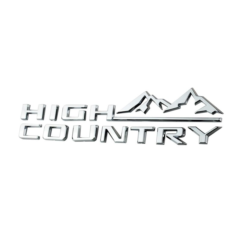 1pc Rear Tailgate High Country Naneplate Emblem 3D Badge Replacement
