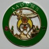 New Shriners AAONMS Green Cut Out Car Emblem