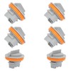 Anlseiod 6pcs Tail Lamp Socket compatible for Dodge 1999 2000