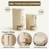 Reflygen Rice Dispenser With Measuring Cup,Kitchen Grain Storage Container,Pantry&Home Dry