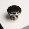 South Main Hardware 10-Pack, SH3055-SN-10 Modern Round Pull Knob, 1-1/4",