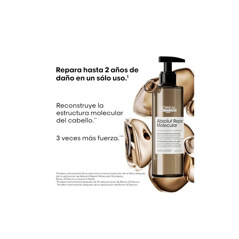 L'Oréal Professionnel Absolut Repair Molecular Tratamiento | Sérum de Peinado
