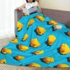 Duck Blanket Cute Rubber Duck Throw Blanket Ultra Soft Warm