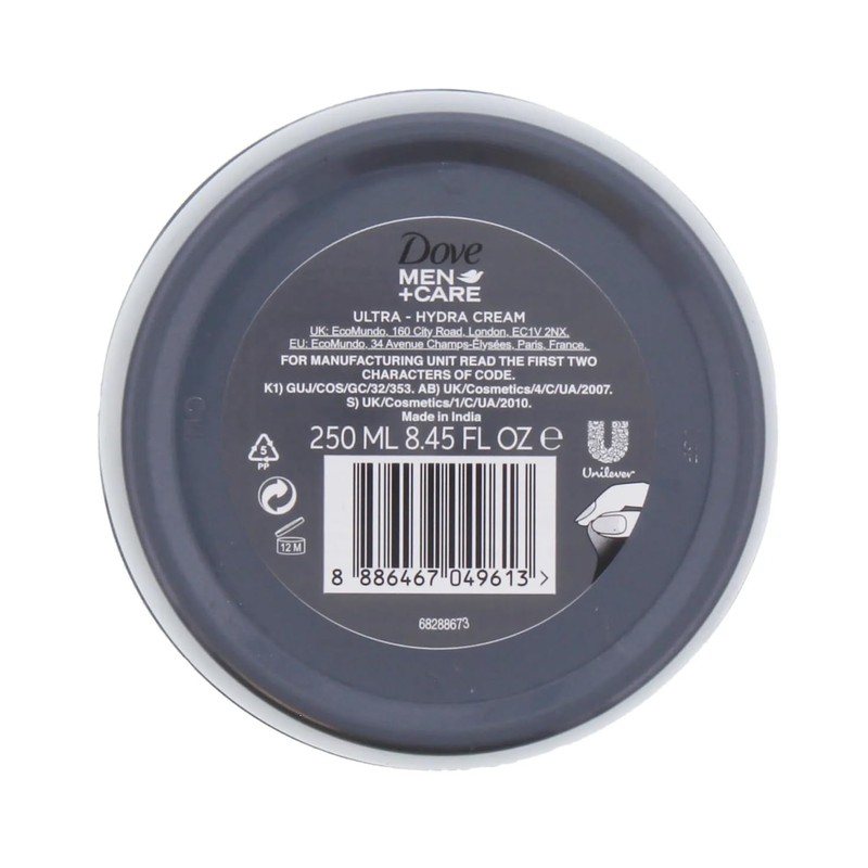 Dove Men +Care Ultra Hydra Cream - Moisturising Effect for