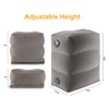 Inflatable Travel Foot Rest Pillow, Kids Airplane Bed, Adjustable Height