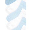 NEXT Ribbed Socks Set of 7, White/Blue, 6 - 12