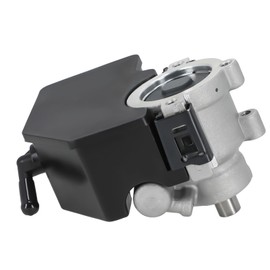 maXpeedingrods Power Steering Pump w/Reservoir for GM Natural Saginaw TC Series Aluminum Type II, Replace # 902102-R, 902102R