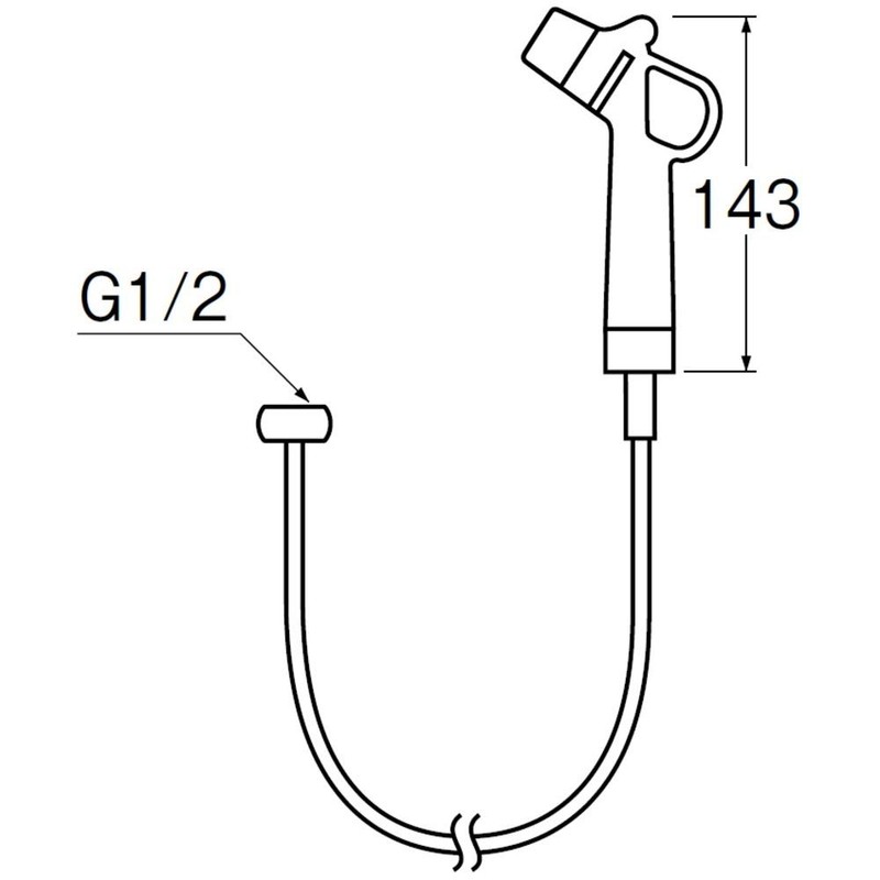 SANEI PN73F-13 Toilet Parts Nozzle Washer Water Flow Switch 4.9