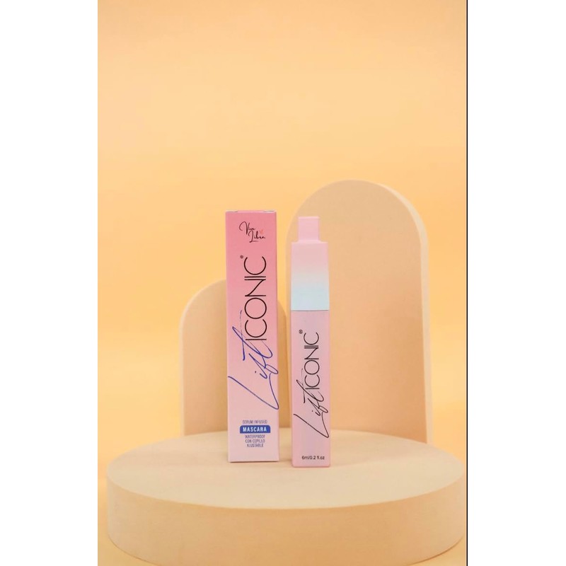 Lift Iconic Máscara Waterproof- Serum Infused- Con Cepillo Ajustable, Efecto