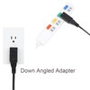 Polarized 2-Prong L Type Adapter, Vertical Right Angled Down Angle