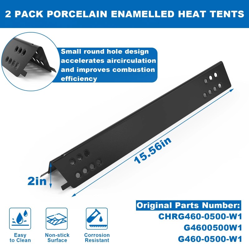 Outspark Grill Replacement Parts for Charbroil Performance TRU-Infrared 300 2-Burner
