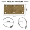 Pipe Heat Shield Exhaust Pipe Heat Shield 6" x 12",
