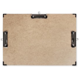 11x17 Clipboard, Three Clip Wood Board, Extra Large Clip Board Horizontal Wooden Writing Board, Not Fragile Art Drawing Clip Boards, Drawing Board with Clips (Wooden, 11x17)