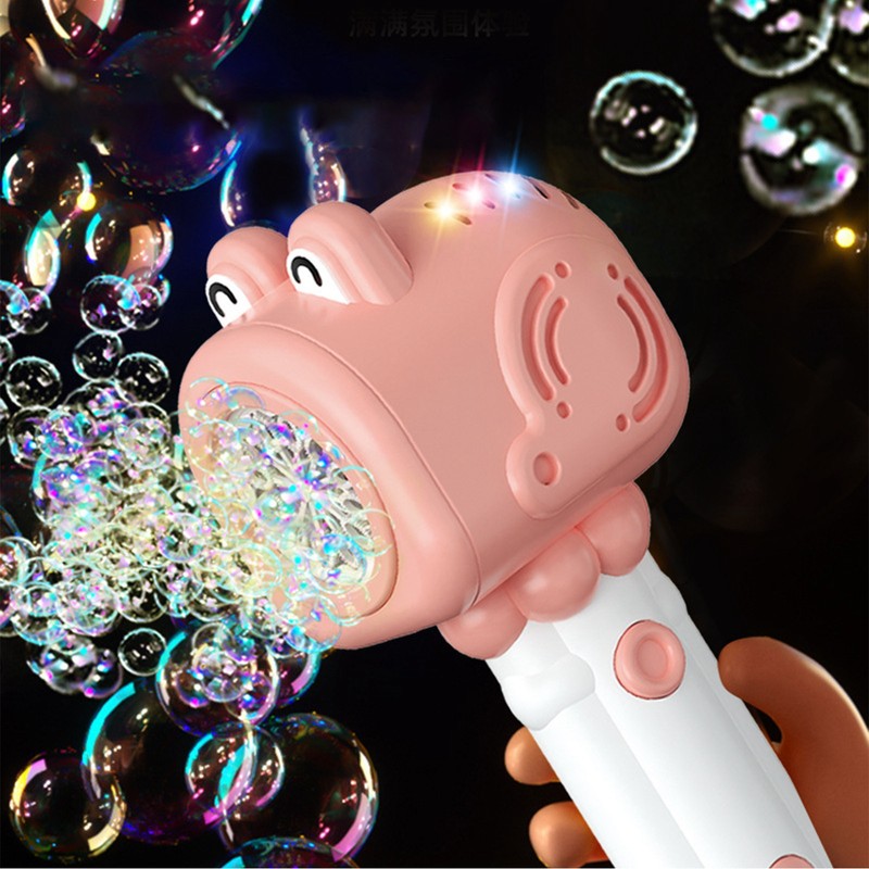 Bubble Blower Cute Look Electric Handheld Bubble Blower Machine Wand